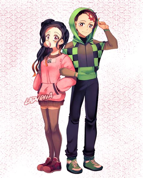 Nezuko and Tanjirou (SemiDraws) : r/DemonSlayer34 .